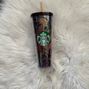 Starbucks Reflective Floral studded 24oz cold tumbler